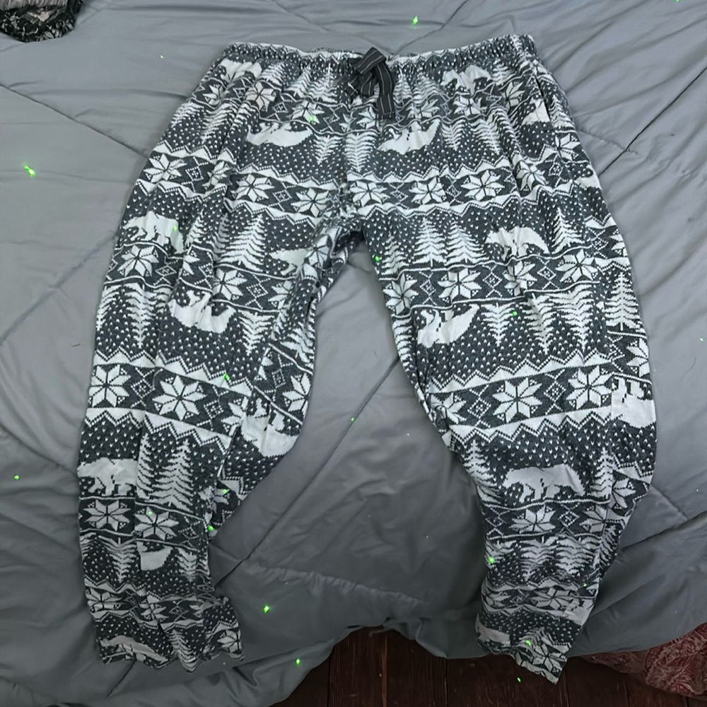 Christmas polar bear pajamas